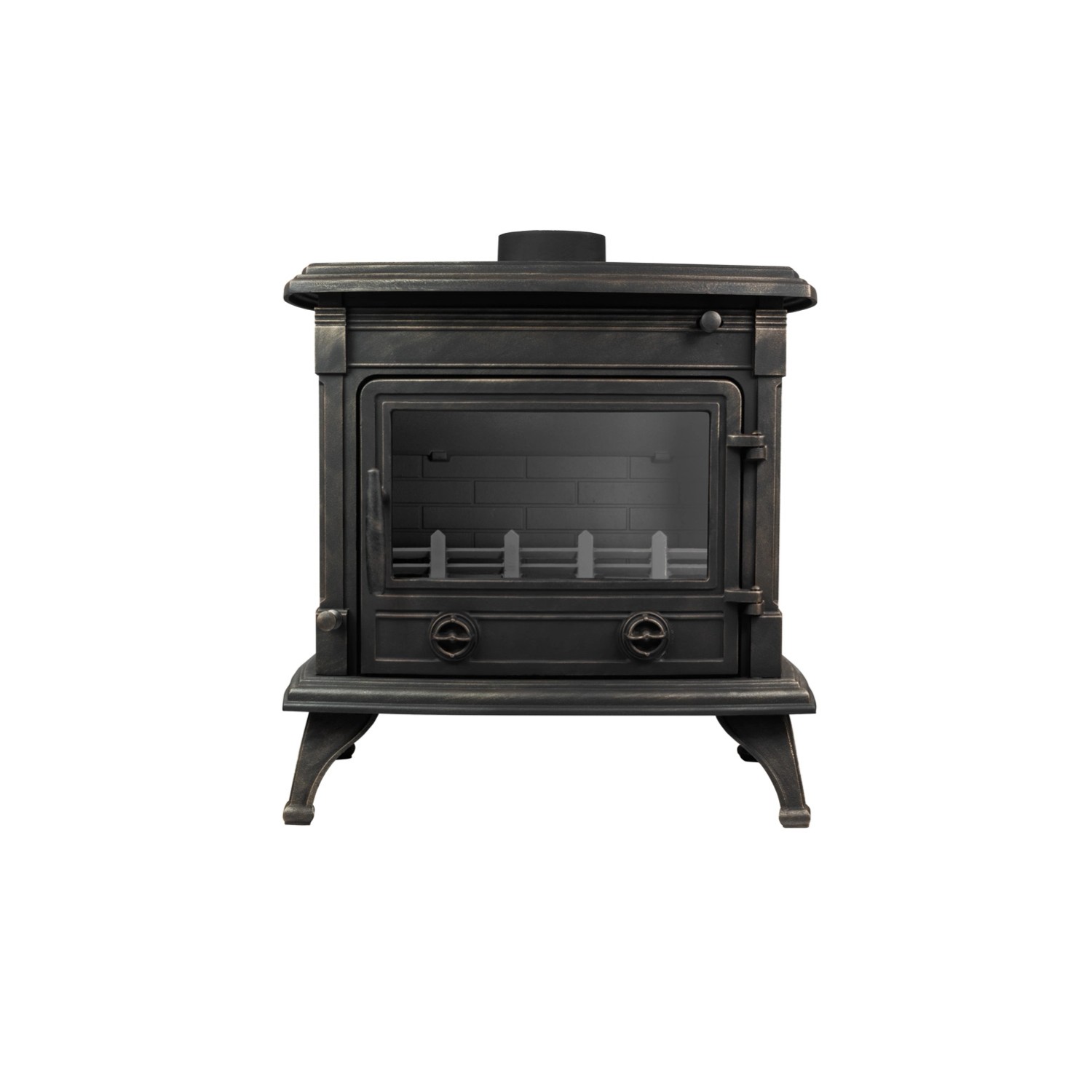 Nordflam Piec kominkowy Asti patyna 76x70x45