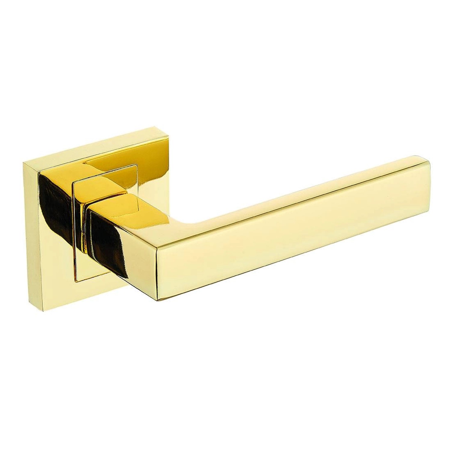 Kuchinox Klamka Qubik II na rozecie złota, blister