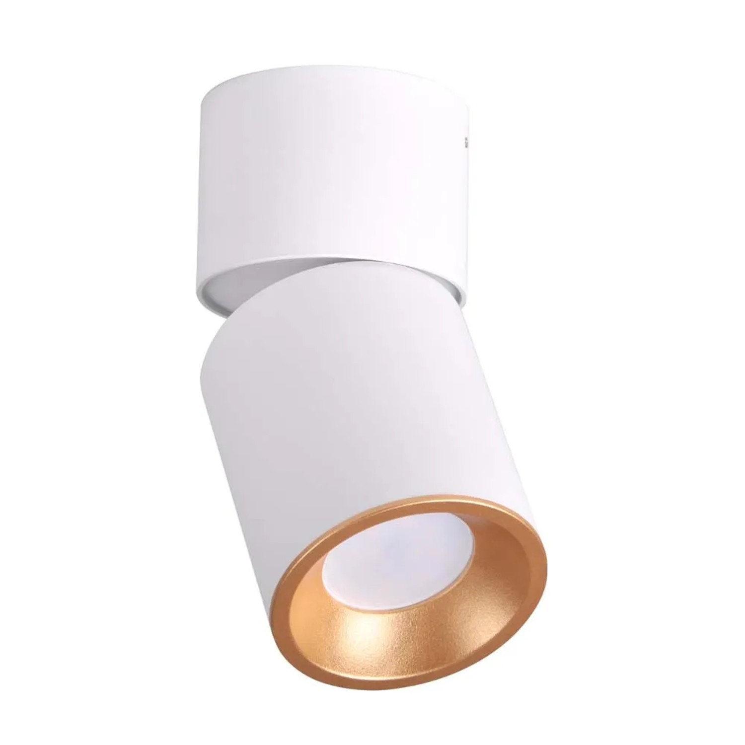 Polux Oprawa natynkowa NIXA regulowana biało-złota 1x10W GU10