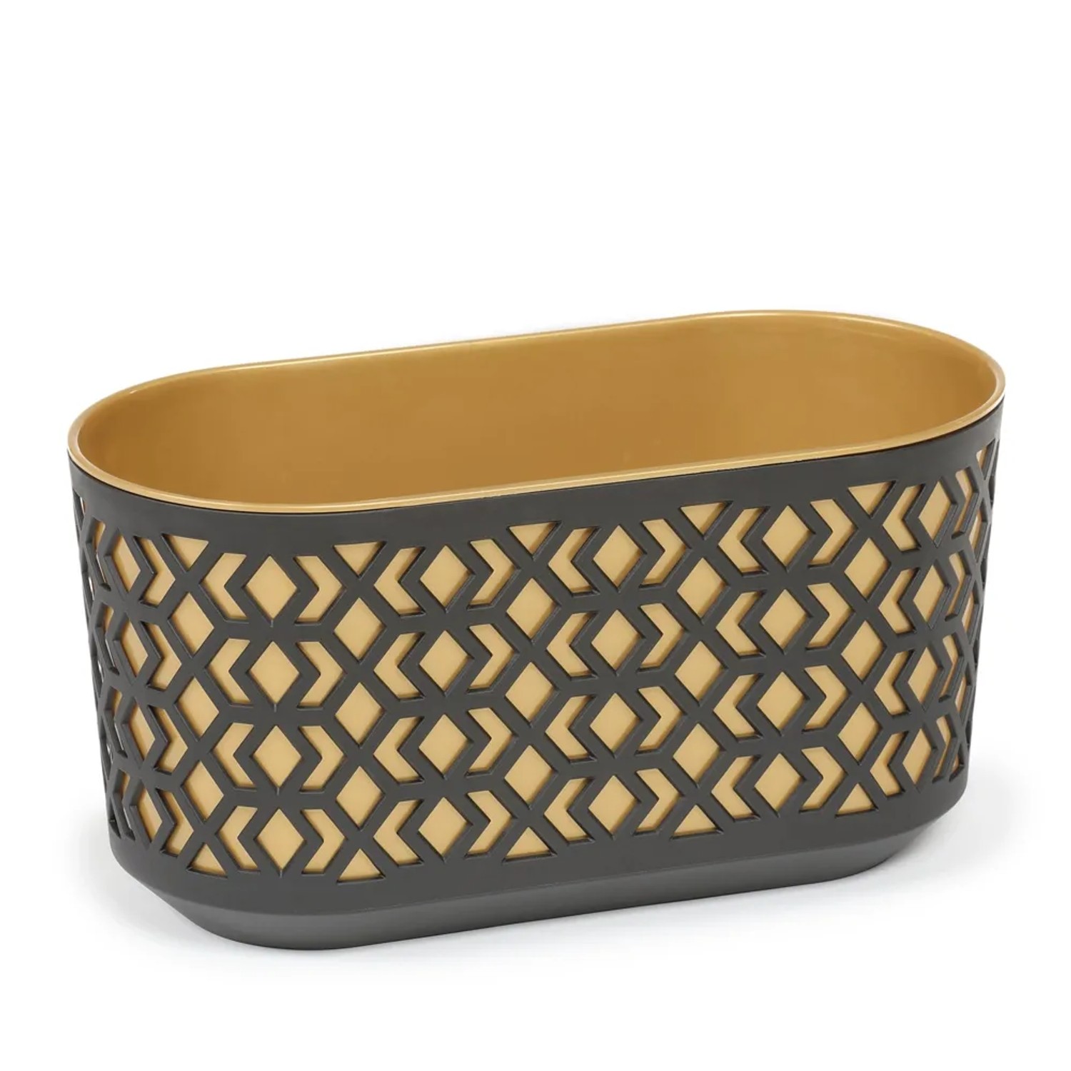 Skrzynka Aztek korpus czarny wkład złoty 40cm