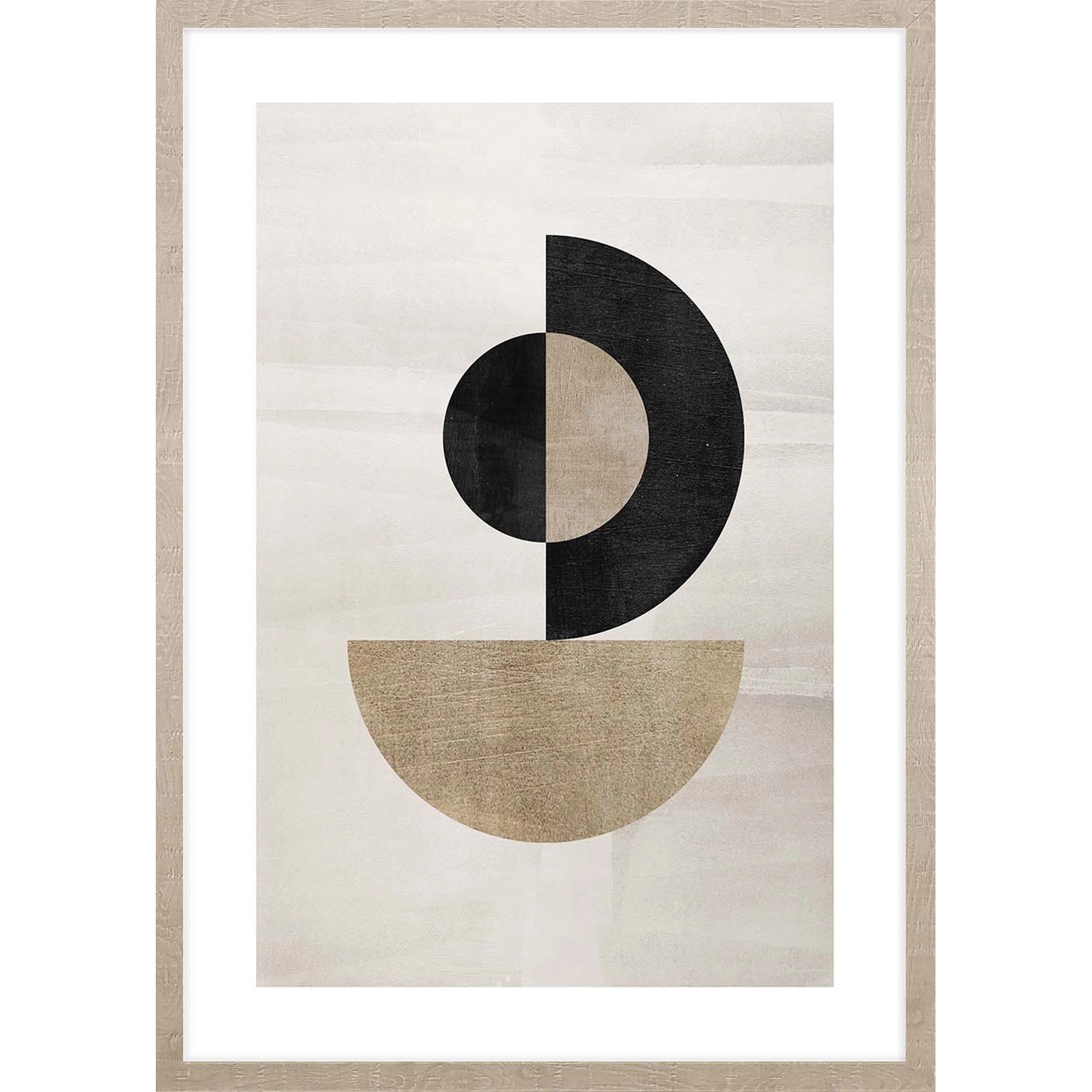 ARS LONGA Obraz HALF CIRCLES ZEN 53 x 73 cm