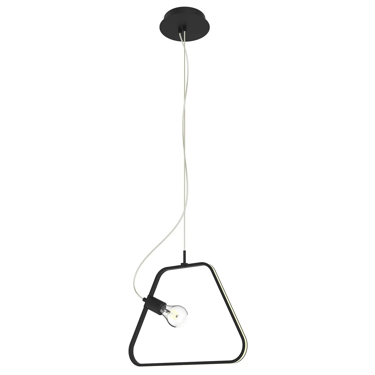 Candellux Lampa wisząca IKARIA 12W 4000K 950lm czarna