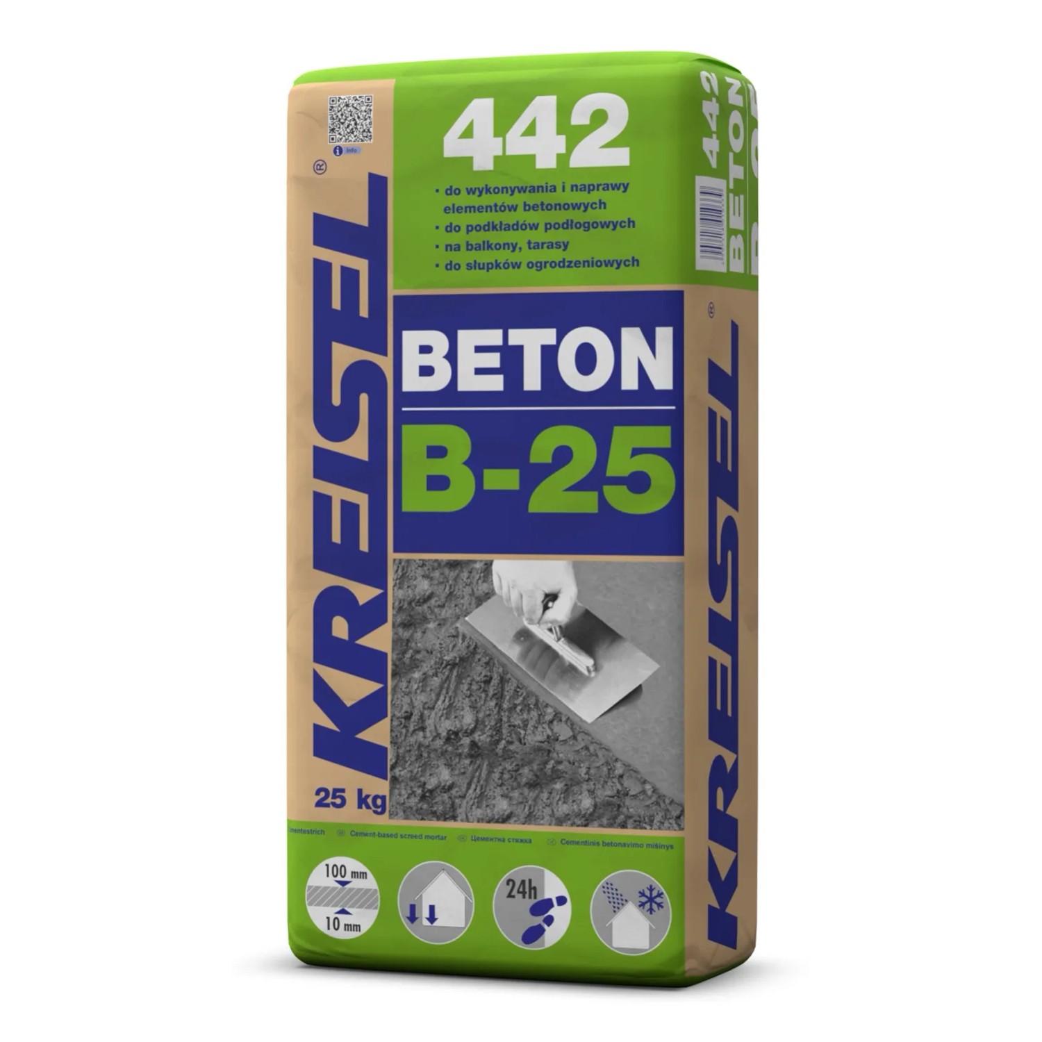 Kreisel Zaprawa cementowa Beton B-25 442 25 kg