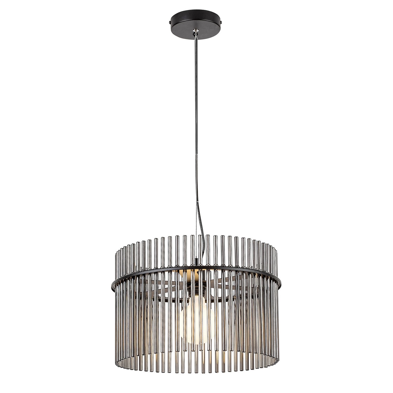Rabalux Lampa wisząca Inesa 1x40W E27 czarna