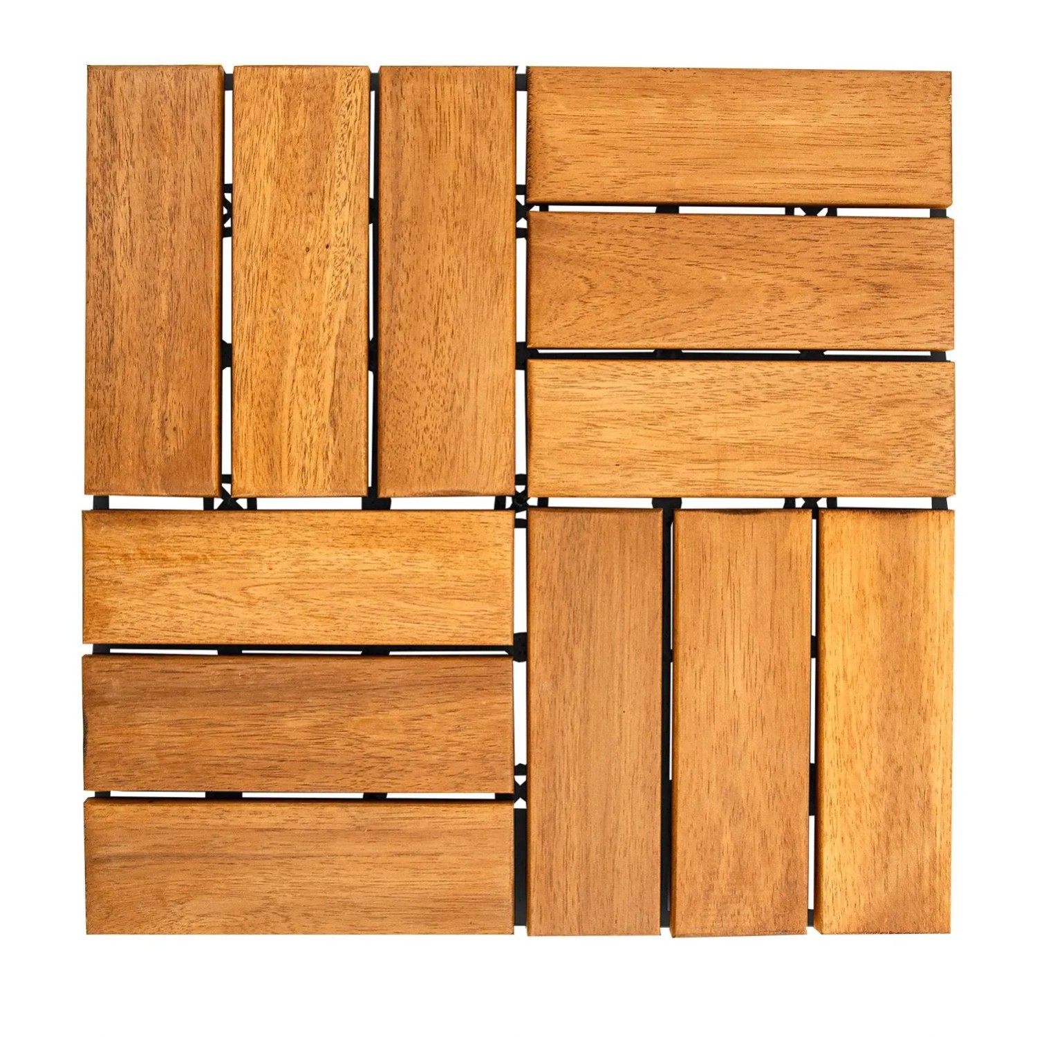 4IQ Podest tarasowy akacjowy 30 x 30 x 2,4 cm