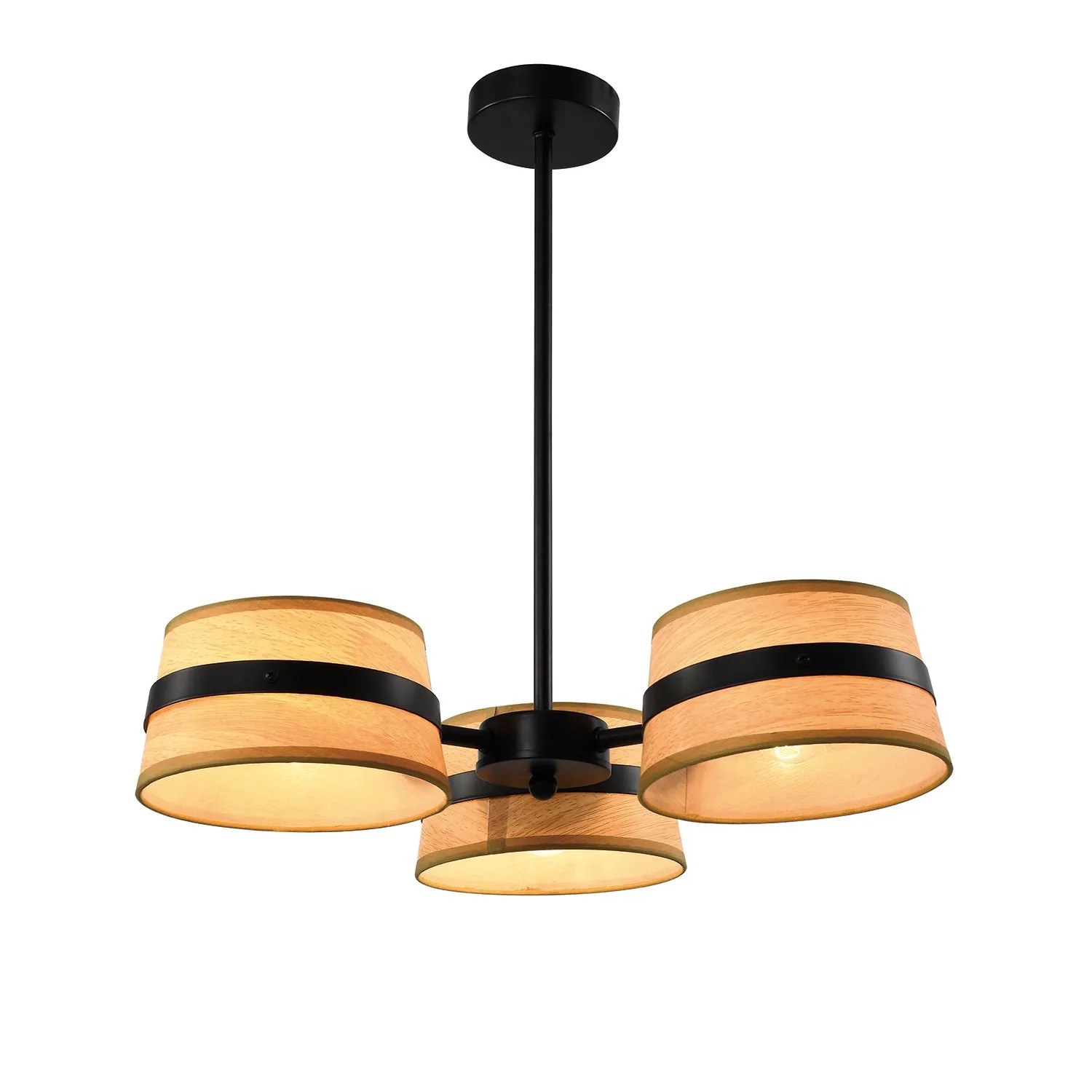 Candellux Lampa wisząca Demy 3x40W E27 czarna