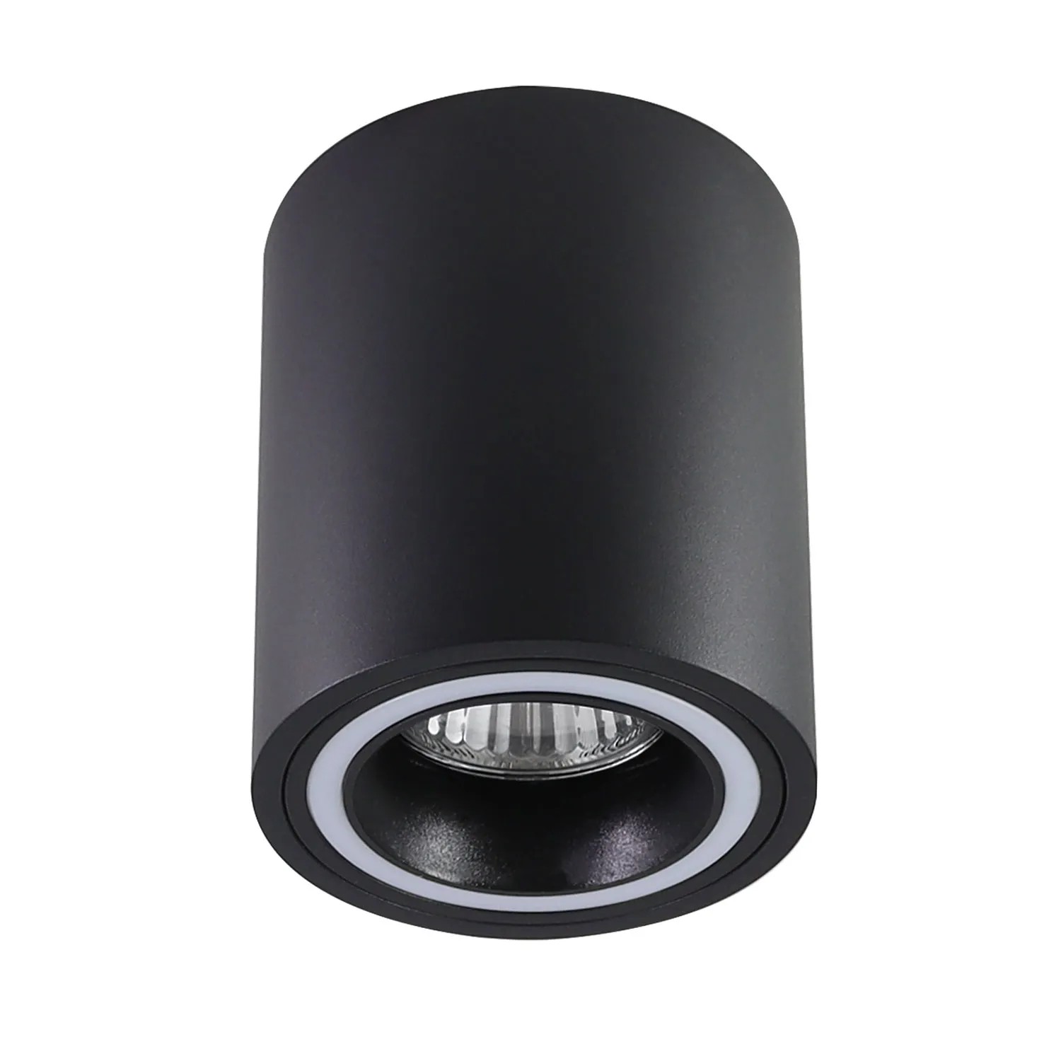 Goldlux Oprawa natynkowa FALCO okrągła 1 x GU10 czarna