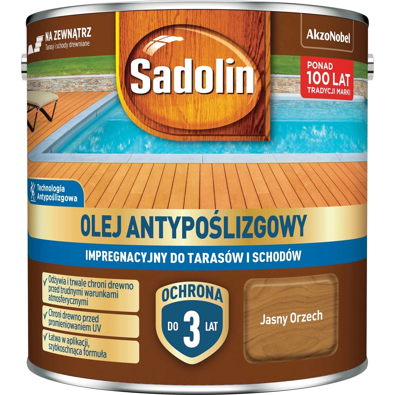Sadolin Olej Antypoźlizgowy jasny orzech 2,5l