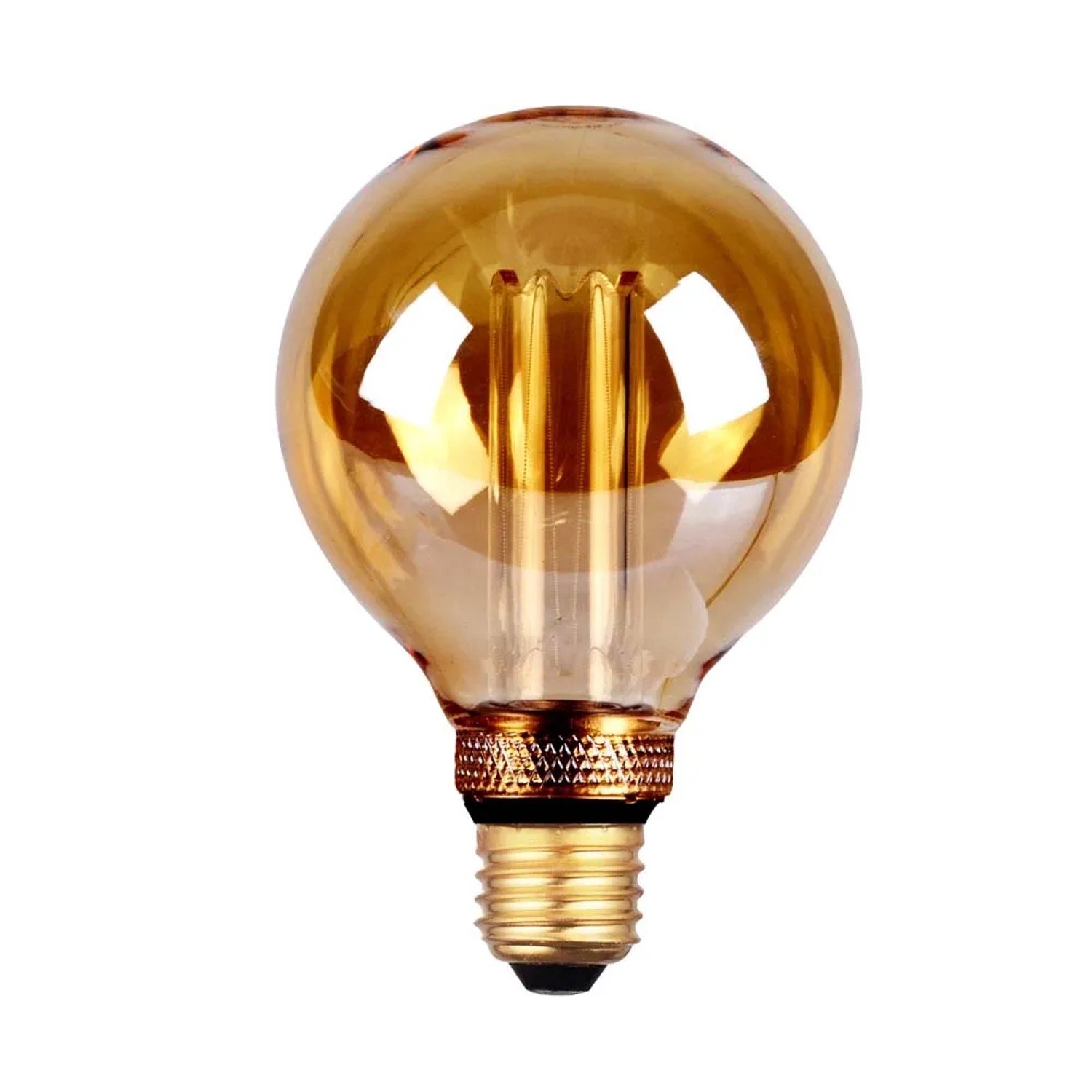 Żarówka LED DECO Vintage G95 Amber4WE27 200lm1800K 4W E27