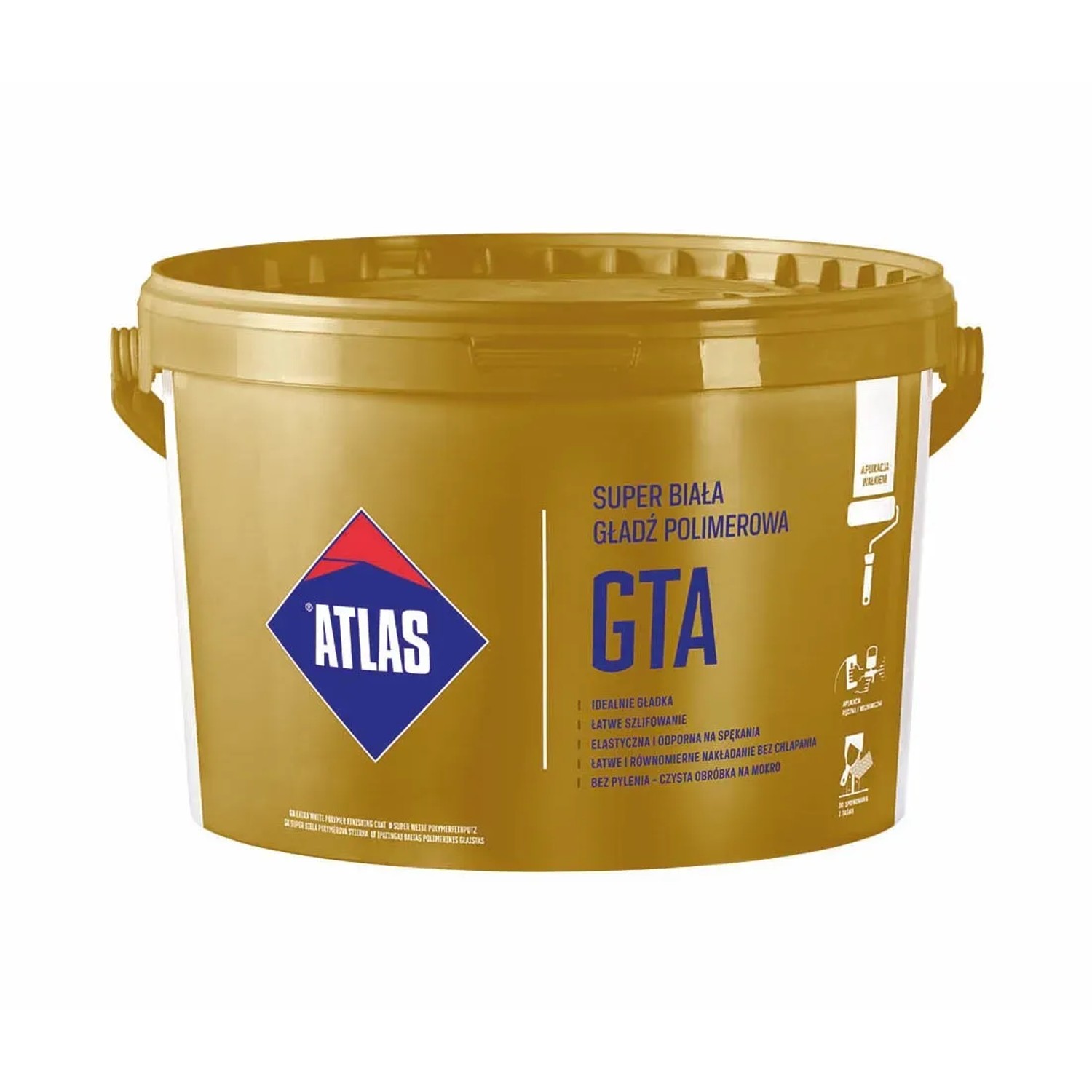 Atlas Gotowa gładź polimerowa GTA 18 kg