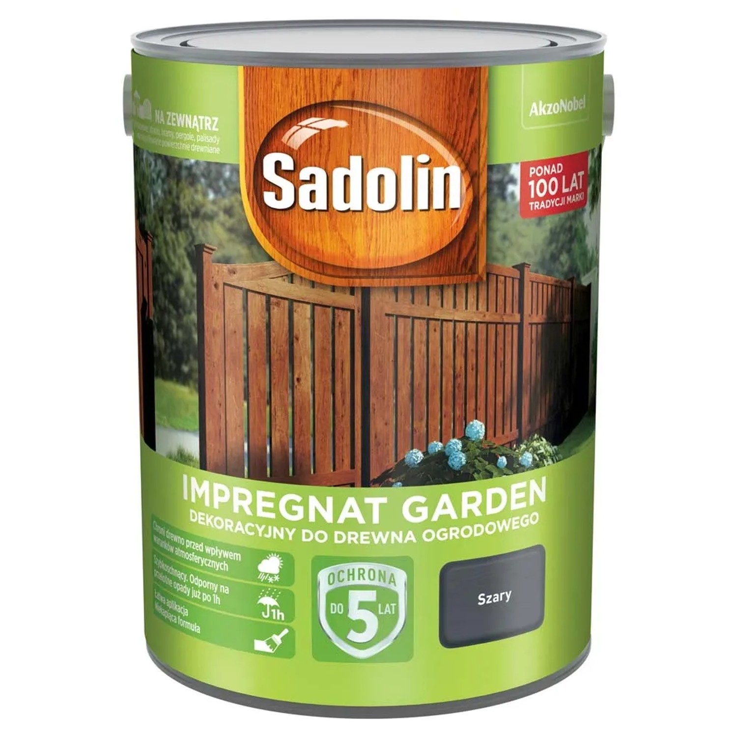 Sadolin Impregnat dekoracyjny Garden szary - 5L