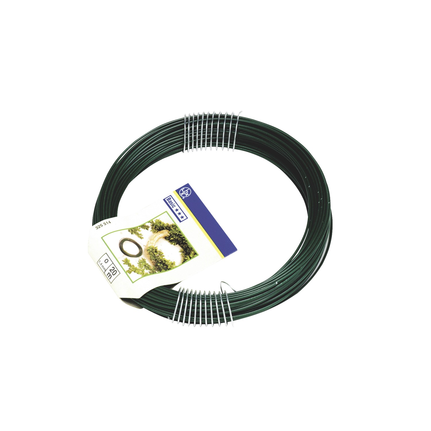 LUX-TOOLS Drut wiązałkowy Basic zielony wym. 1,4 mm x 20 m