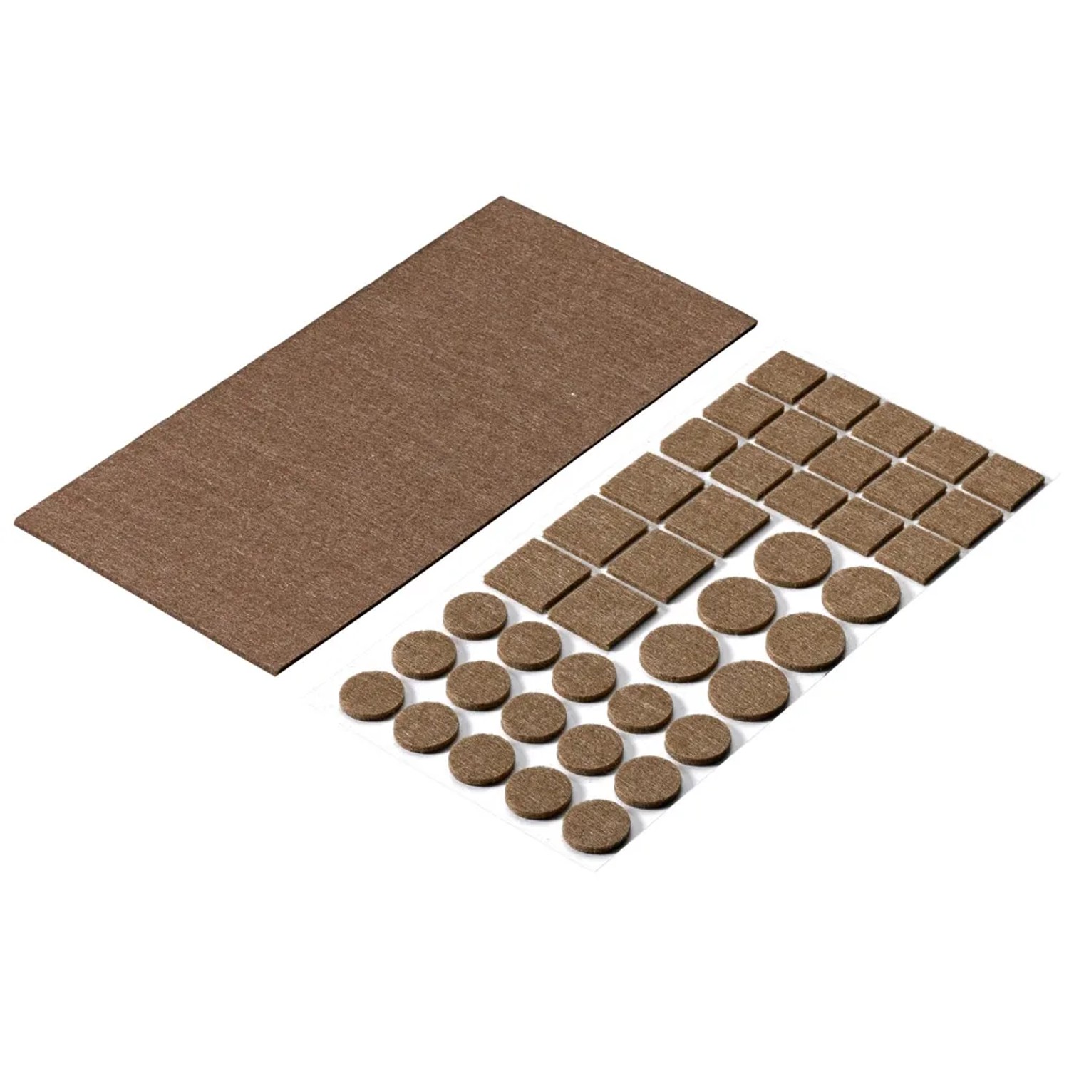 Hettich Podkładki filcowe zestaw brąz 43szt mix