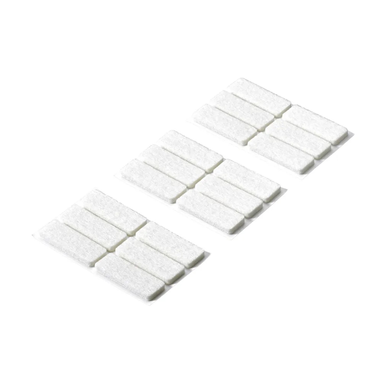 Hettich Podkładki filcowe białe 44x16mm 18szt