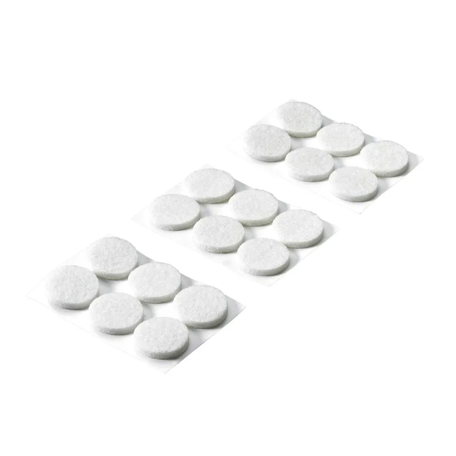 Hettich Podkładki filcowe białe śr. 25mm 18szt