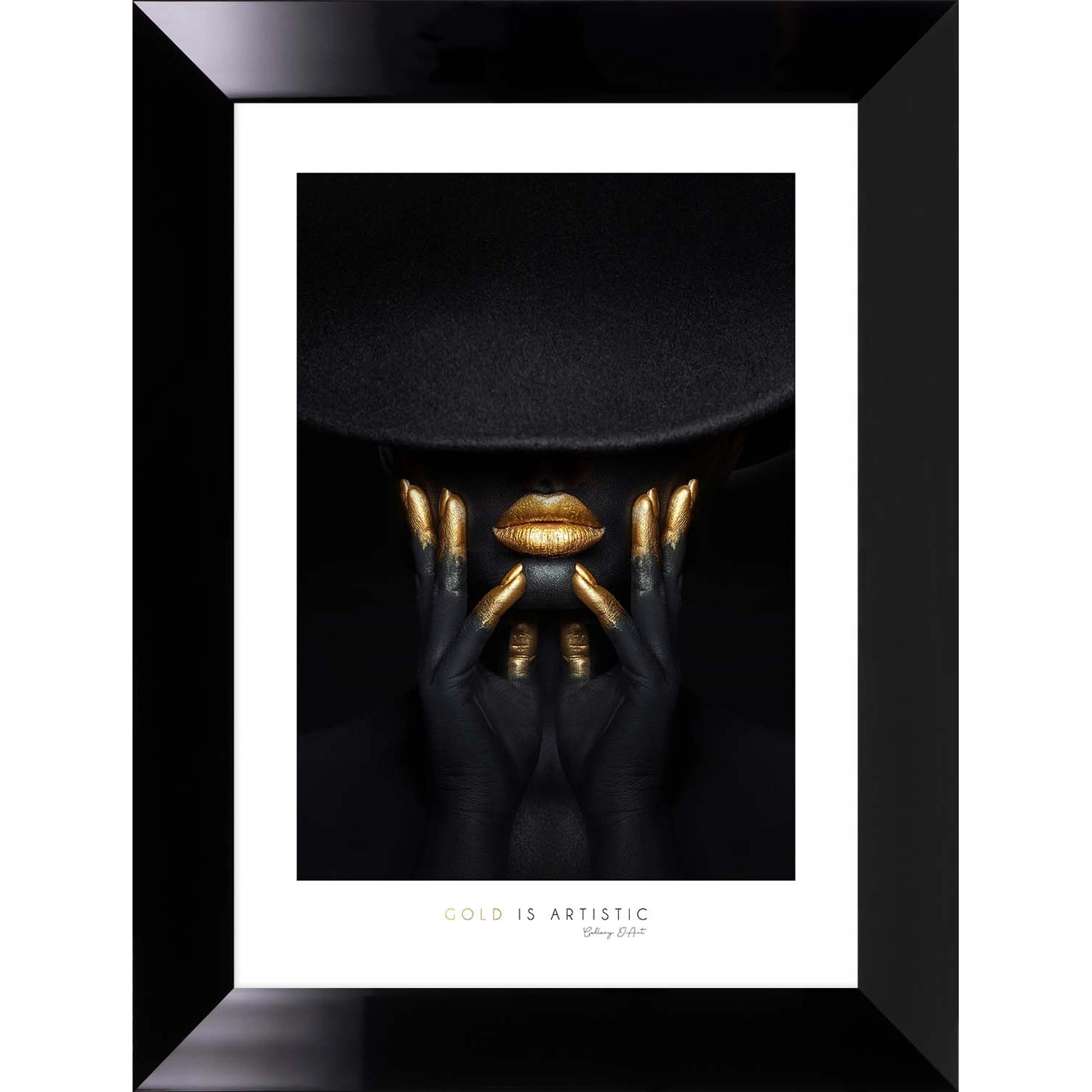 ARS LONGA Obraz WOMAN WITH BLACK 65 x 85 cm