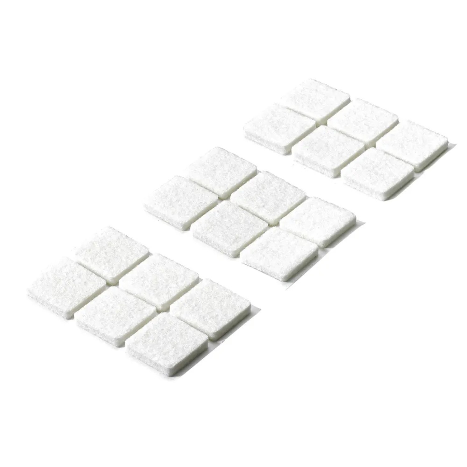 Hettich Podkładki filcowe białe 25x25mm 18szt