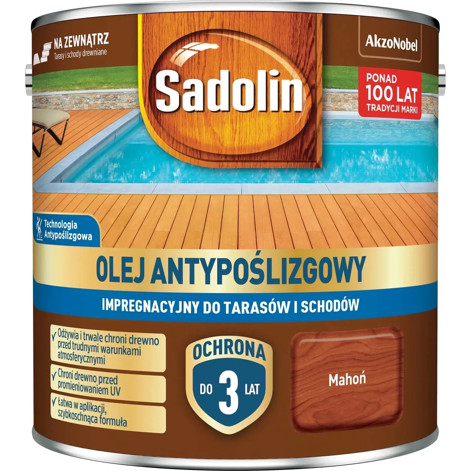 Sadolin Olej Antypoźlizgowy mahoń 2,5l