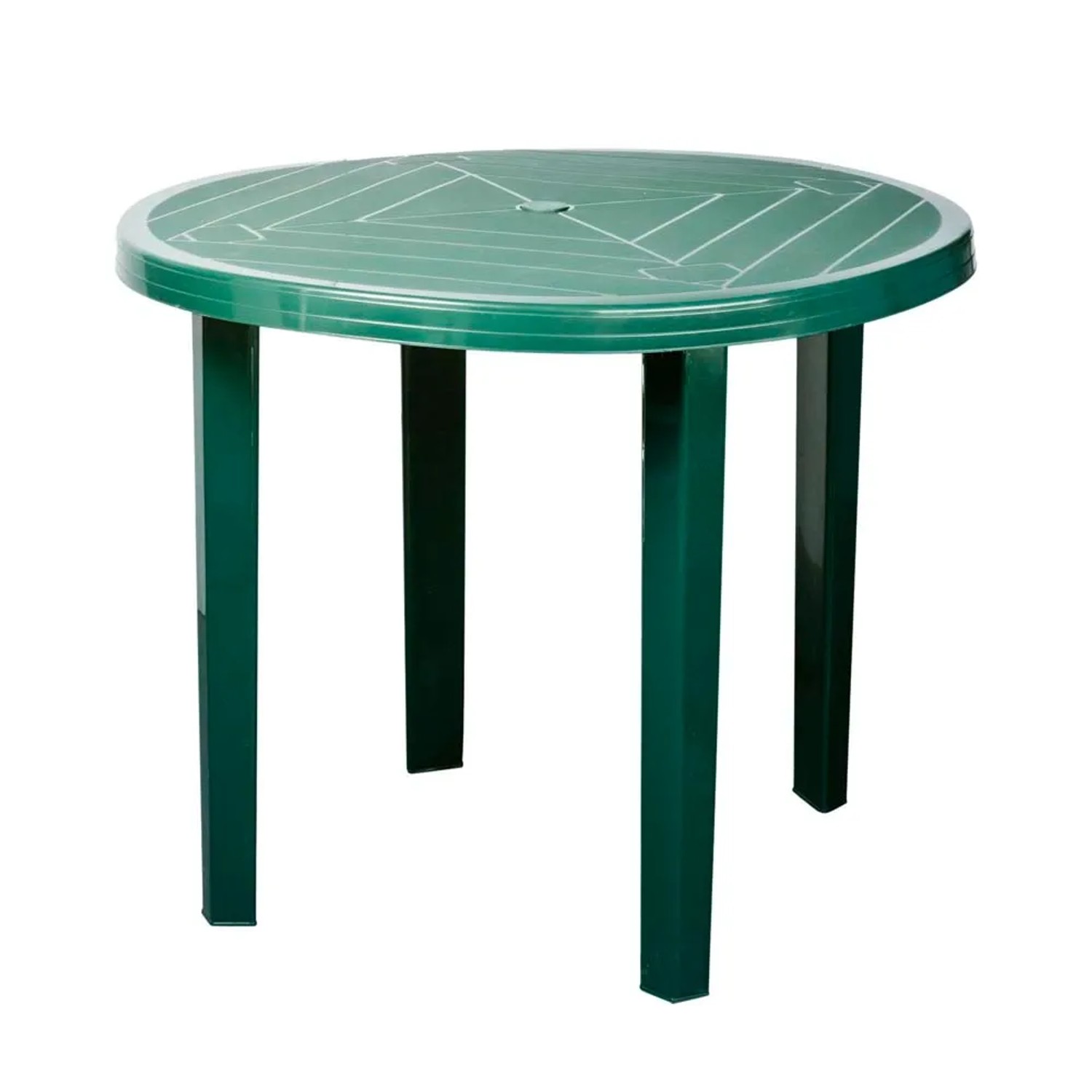 Stół ogrodowy OPAL okrągły zielony