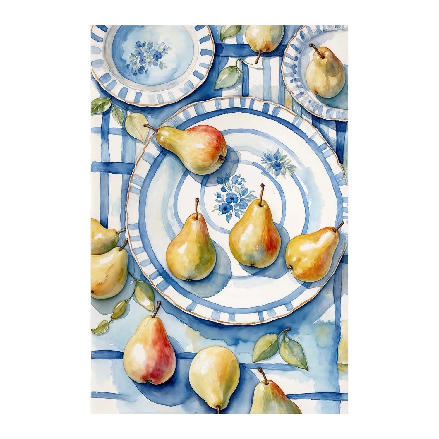 Frames Factory Obraz CANVAS gruszki 60 x 80 cm