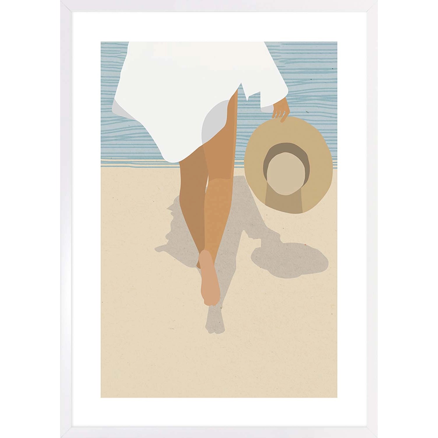 ARS LONGA Obraz WOMAN ON THE BEACH 53 x 73 cm