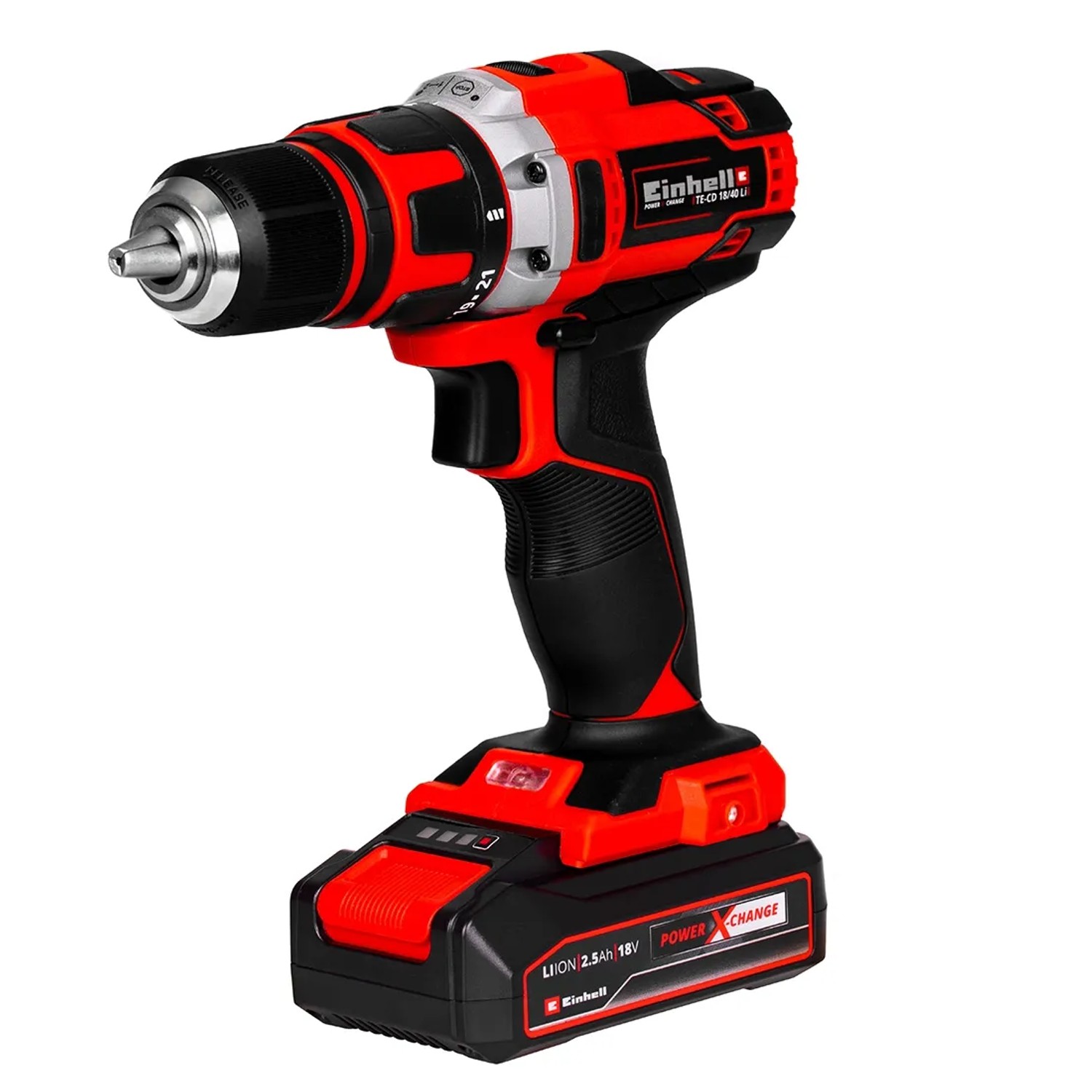 Einhell Wiertarko-wkrętarka akumulatorowa TE-CD 18/40 Li 18V 2x2,5 Ah