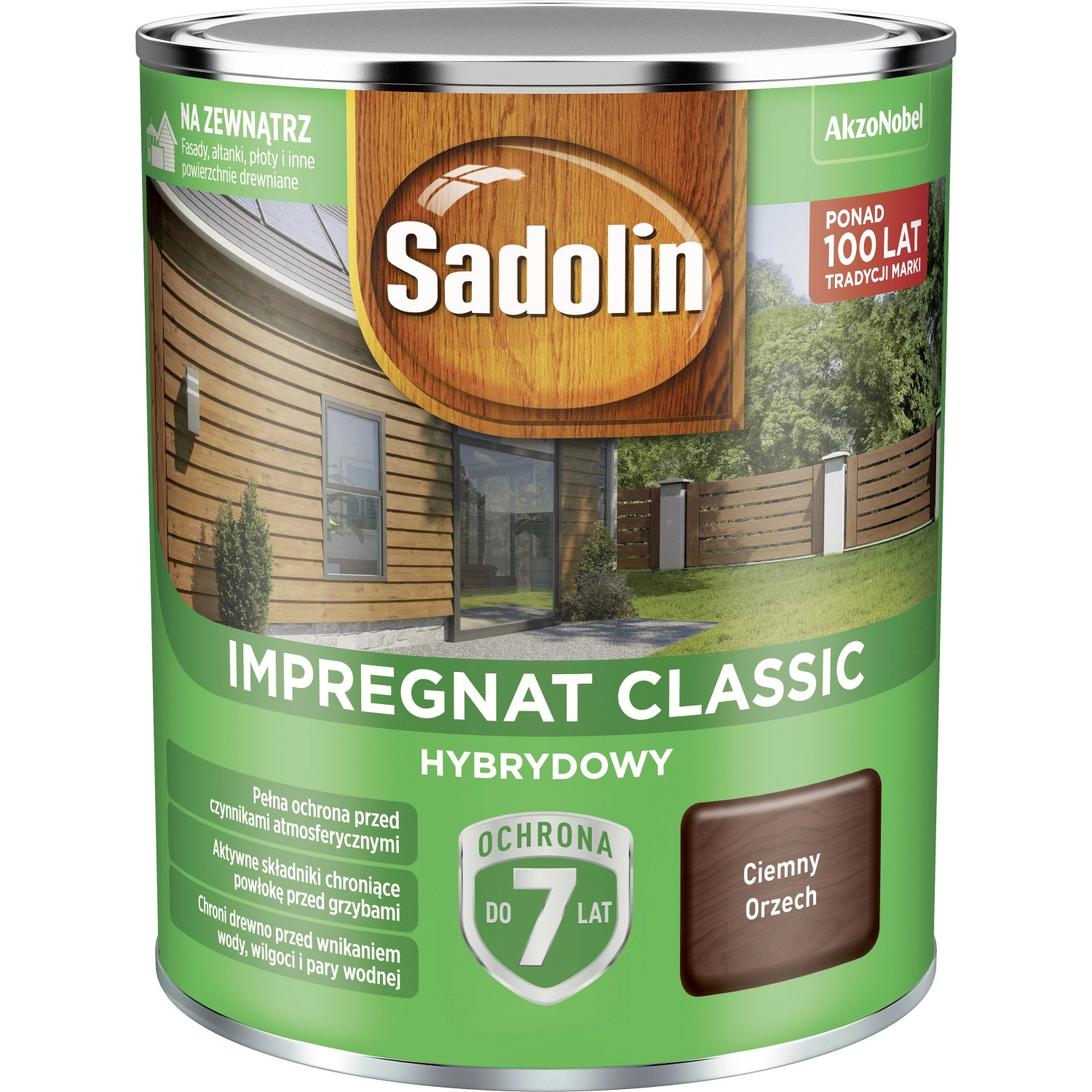 Sadolin Impregnat Classic ciemny orzech - 0,75L