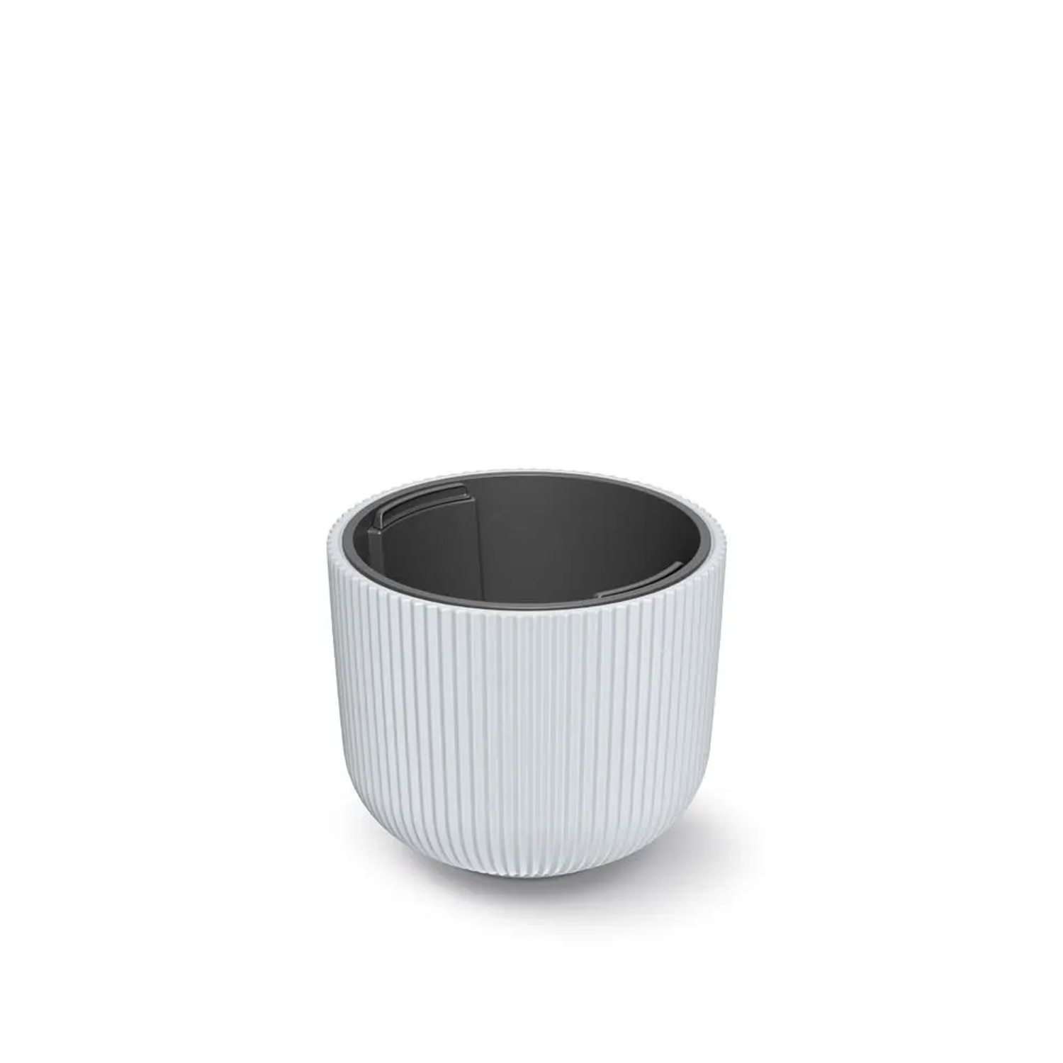 Prosperplast Doniczka Milly biała - 24 cm