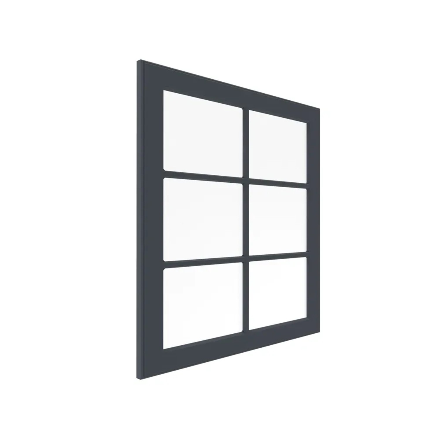 Front Modena witryna 71 x 60 cm indigo mat