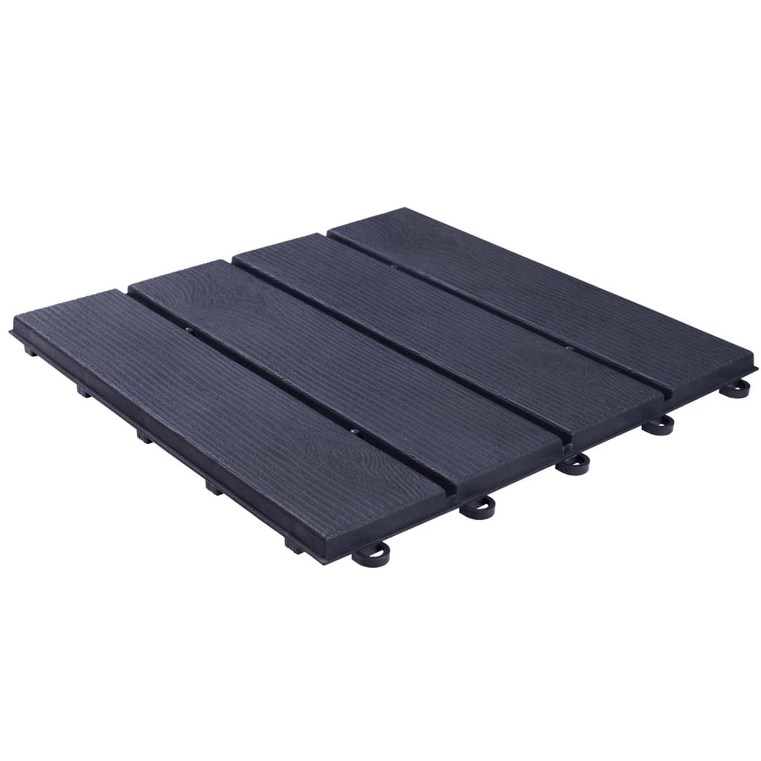 Podest tarasowy plastikowy szary - 30 x 30 x 2,2 cm