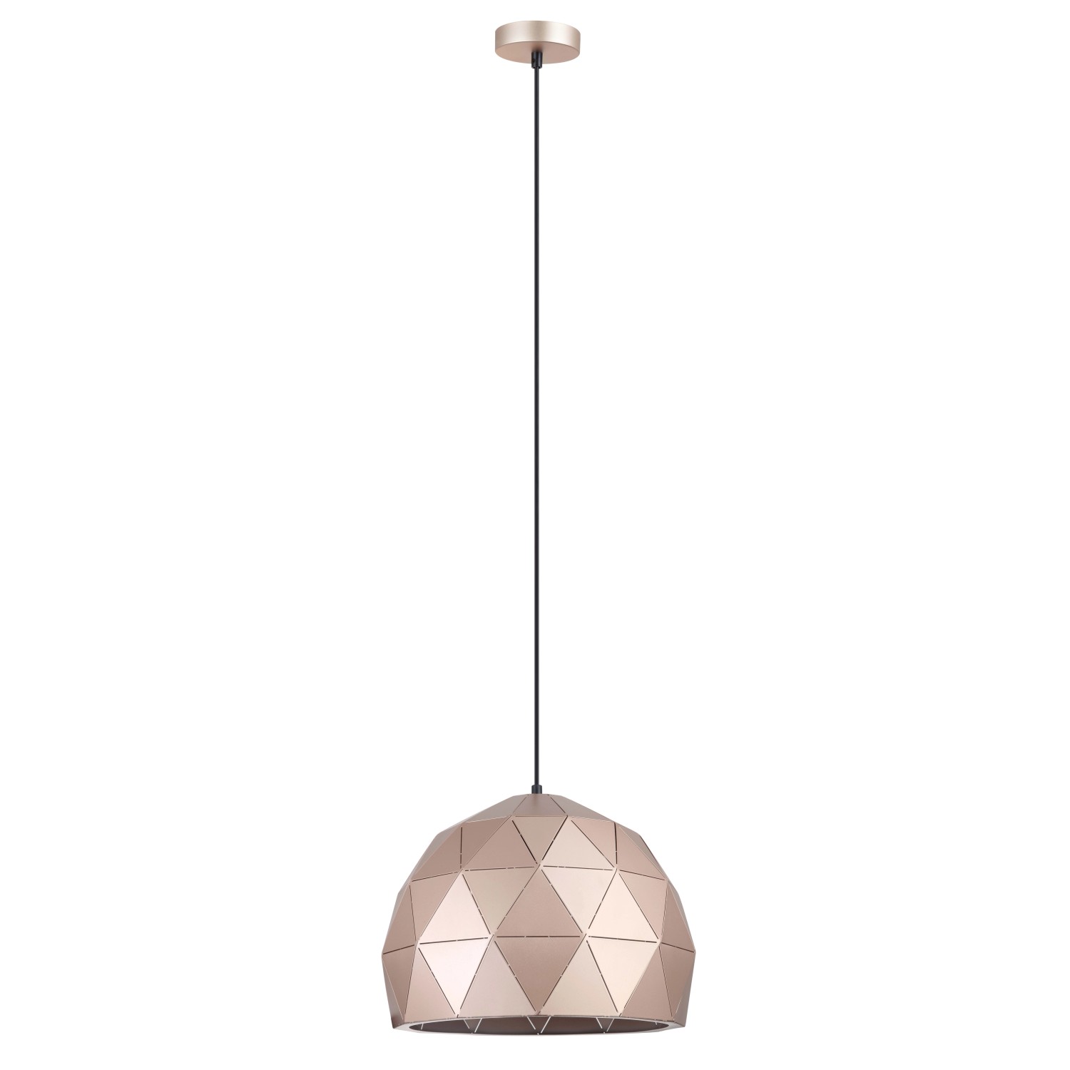 Italux Lampa wisząca HARLEY śr. 36 cm złota 1x40W E27