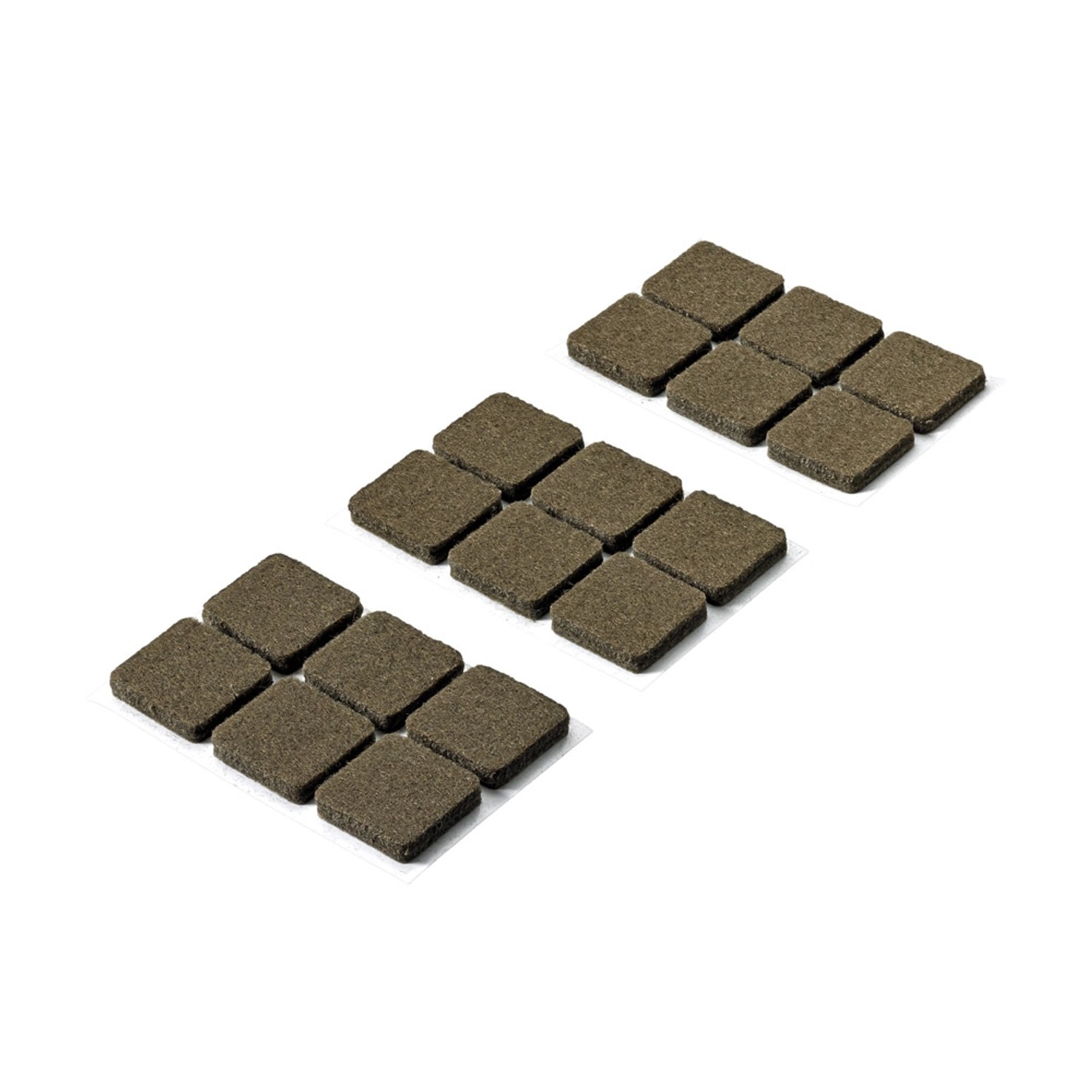 Hettich Podkładki filcowe brąz 22x22mm 18szt