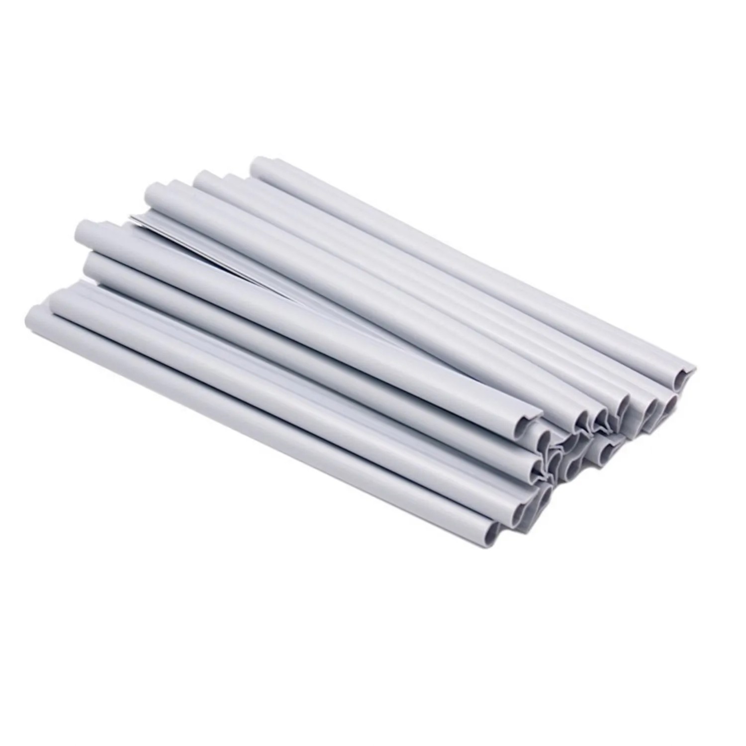 Protecto Klipsy montażowe do taśm ogrodzeniowych szare 10 szt.