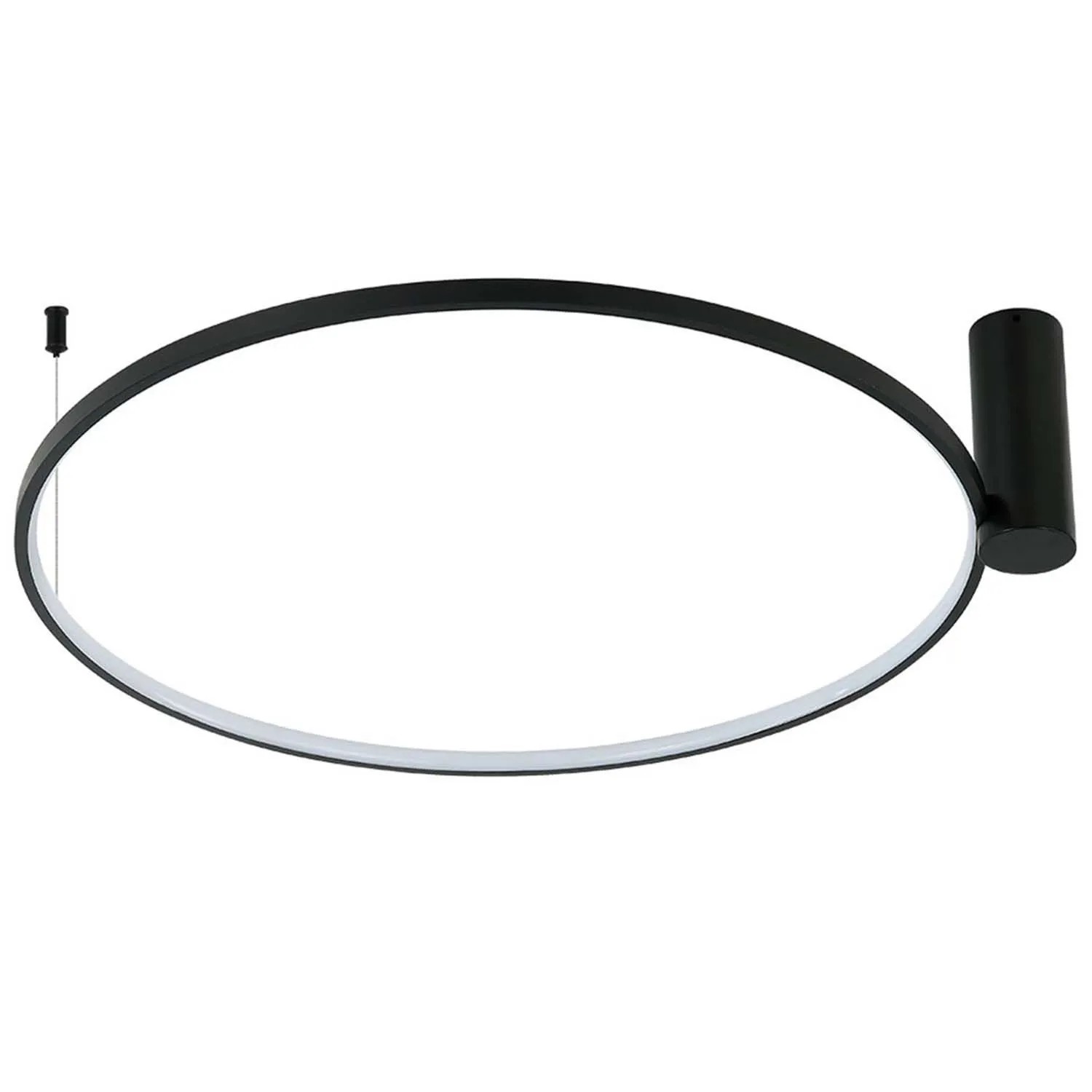 Light Prestige Lampa sufitowa LED RING L 49W CCT 3000lm 90cm czarny