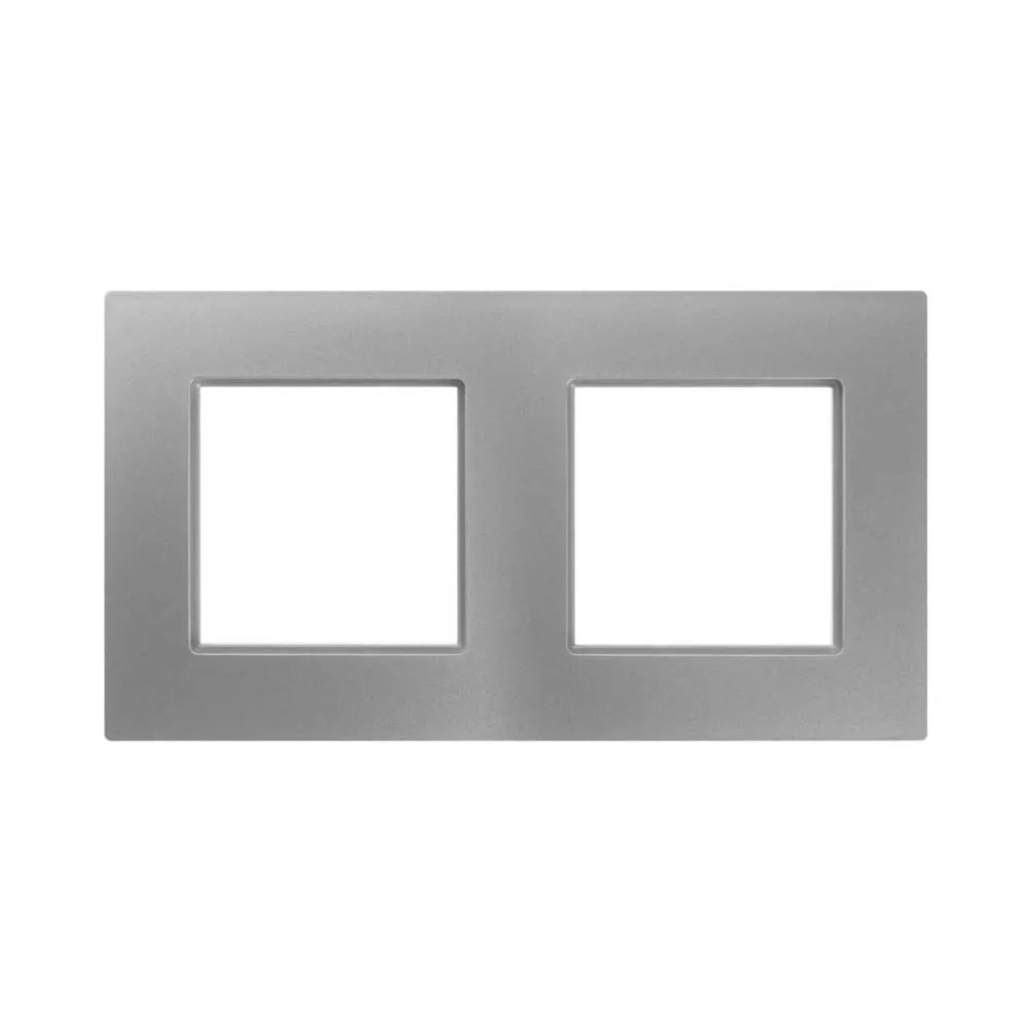 Ramka Rosa 2-krotna srebrna