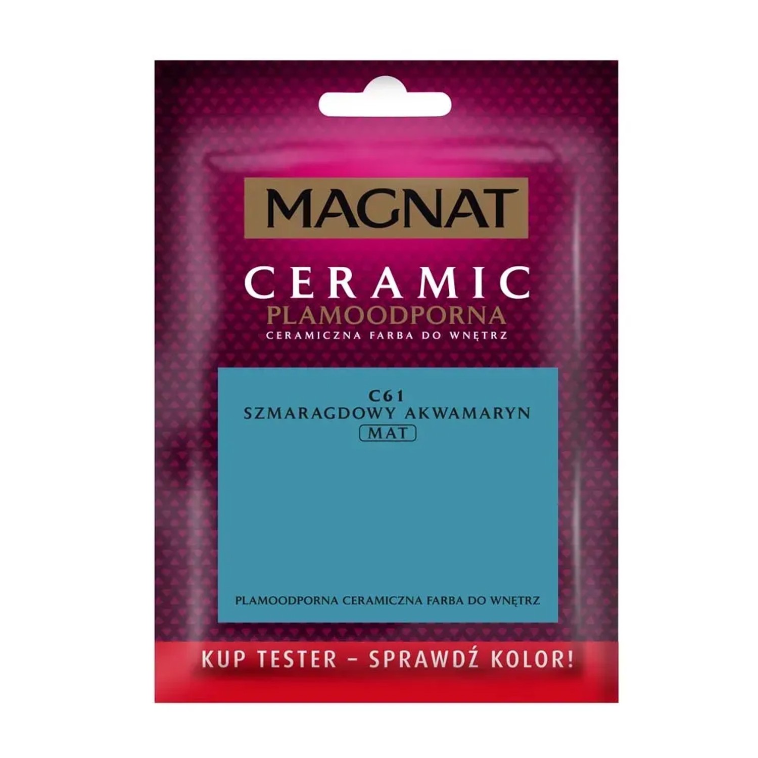 Tester farby Magnat Ceramic szmaragdowy akwamaryn 30 ml