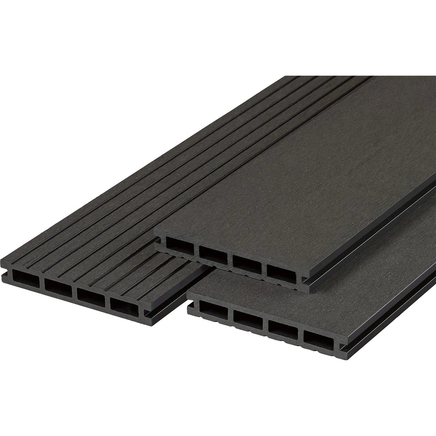 Deska tarasowa WPC antracyt - 2,1x14,5x300 cm