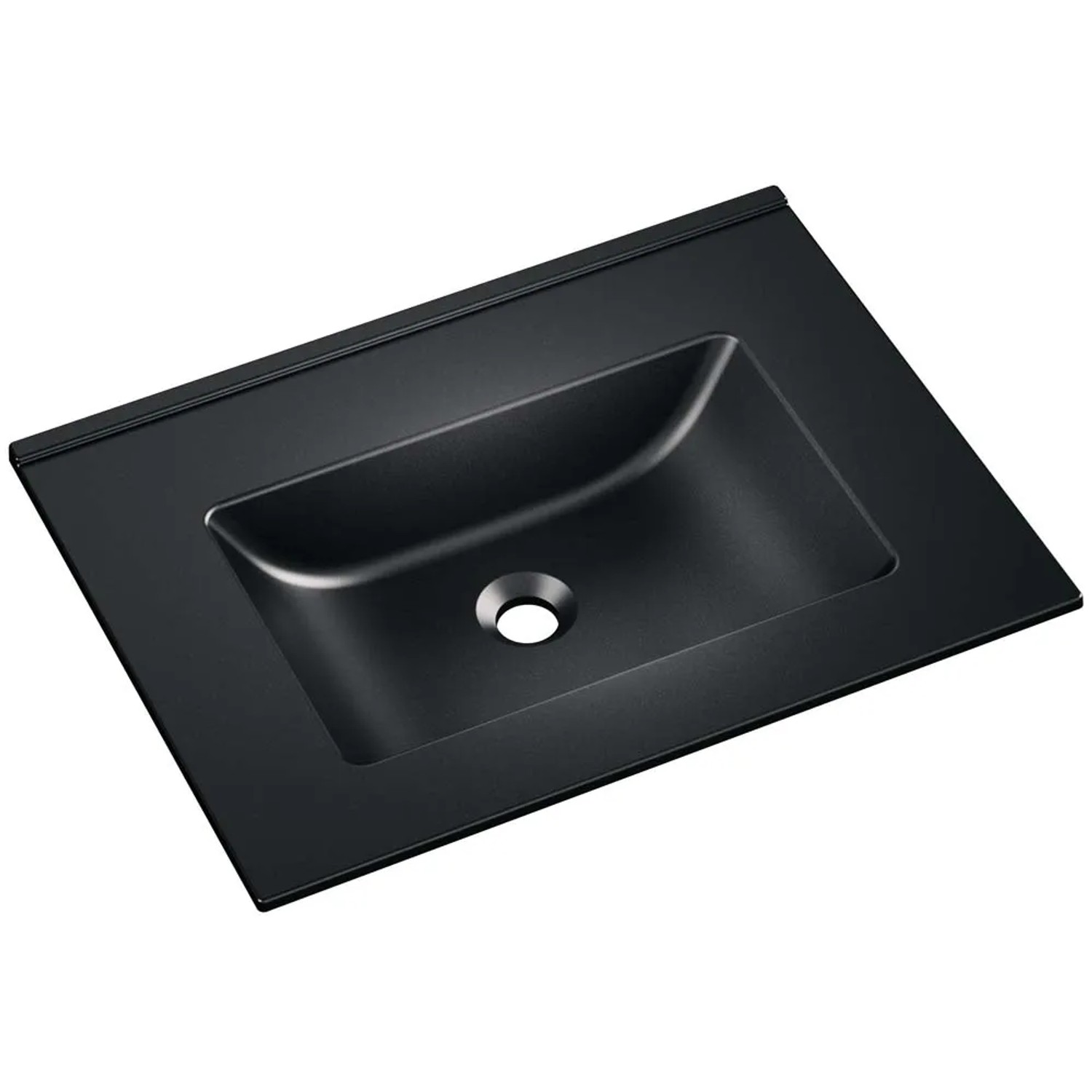 Axis Umywalka KORNAT 61 meblowa granitowa grafitowy