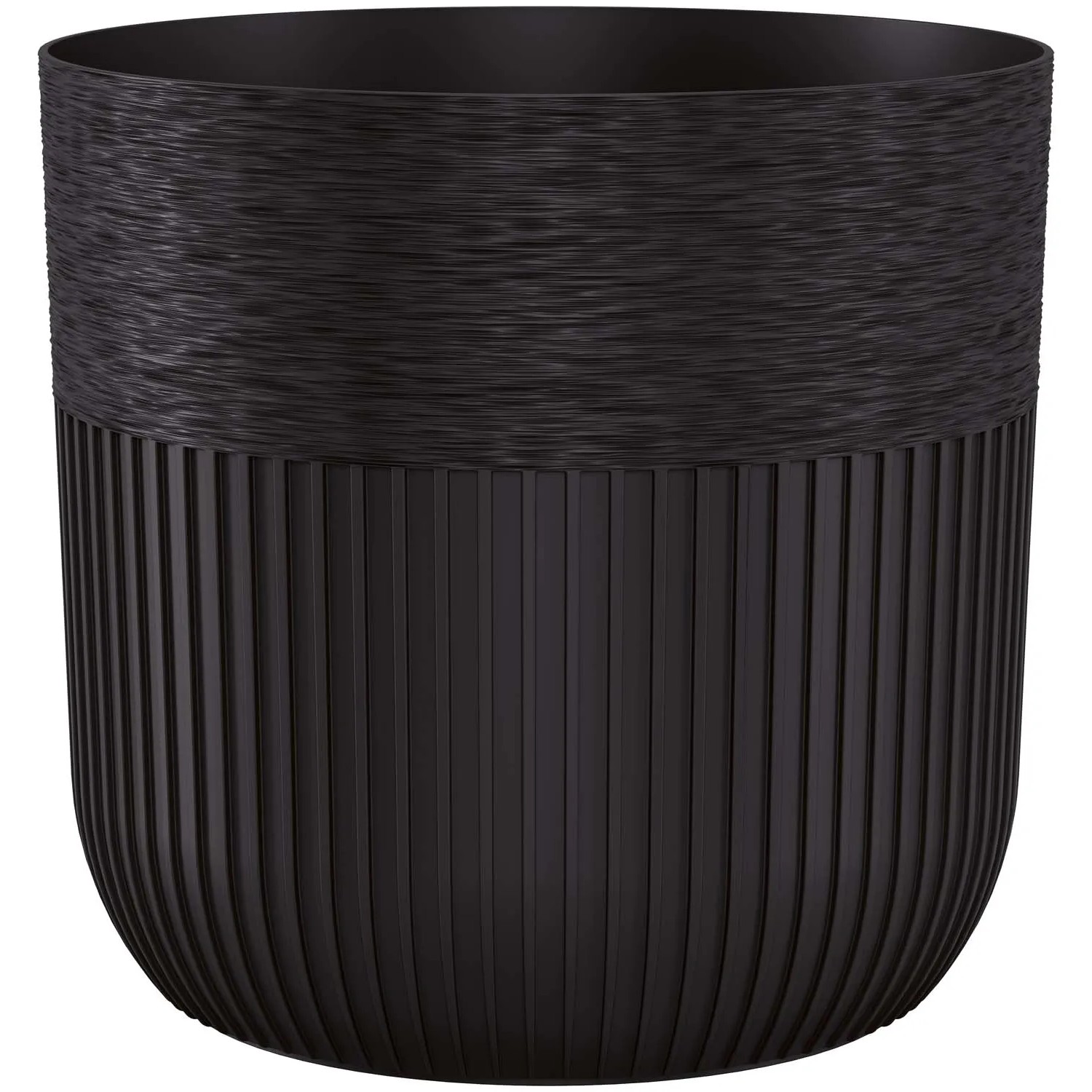 Osłonka Luca recycled czarna - 16 cm