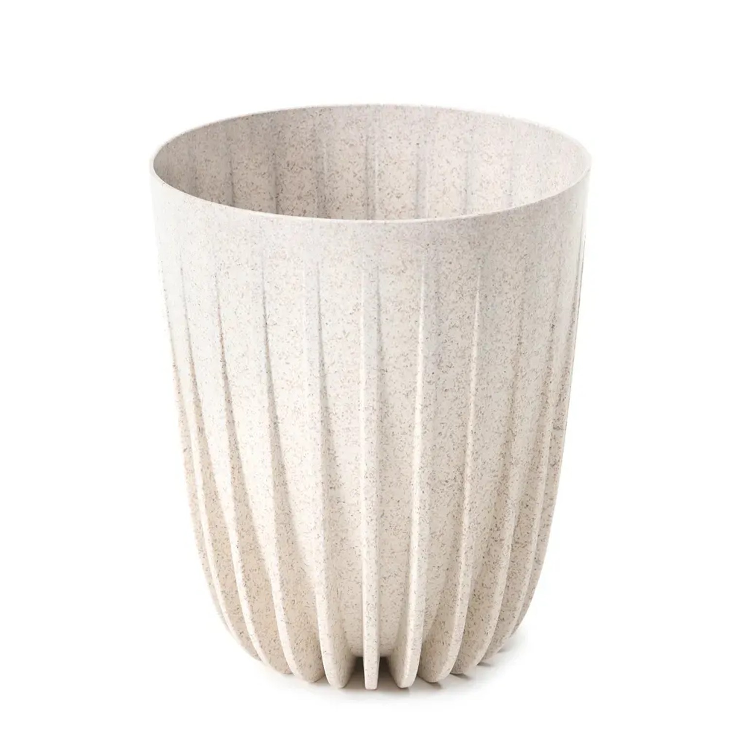 Doniczka Mira wood biały - 30 cm