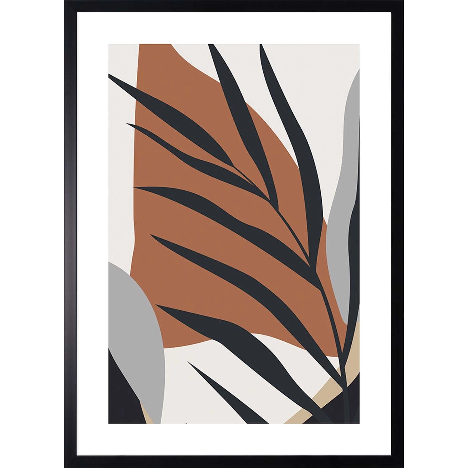 ARS LONGA Obraz BOHO PALM LEAF 53 x 73 cm