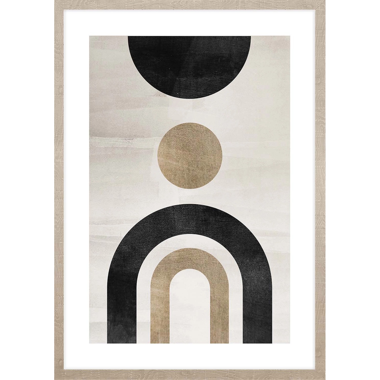 ARS LONGA Obraz ZEN ARCS AND CIRCLES 53 x 73 cm