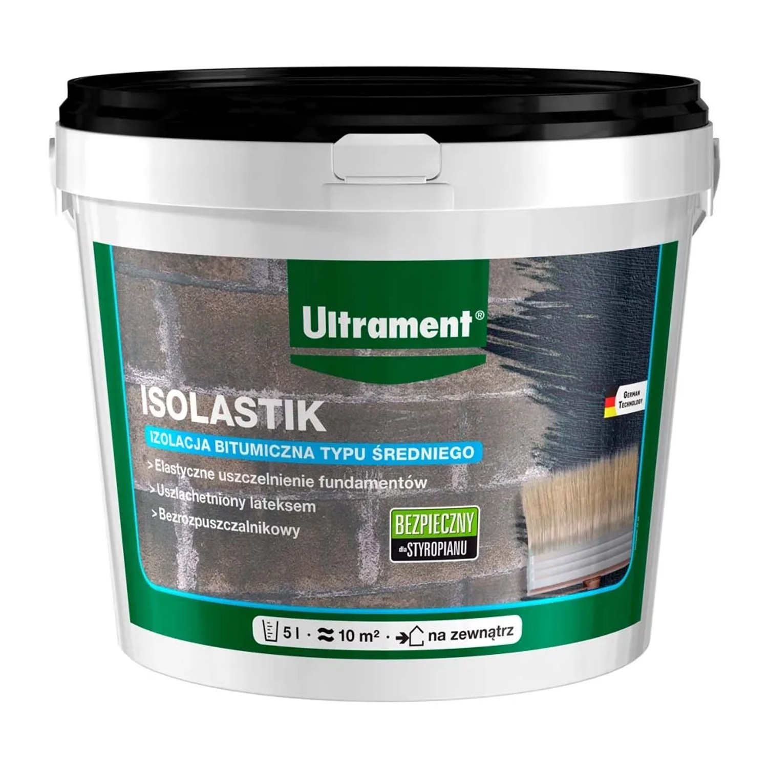 Ultrament Masa bitumiczna Isolastik 5 l.