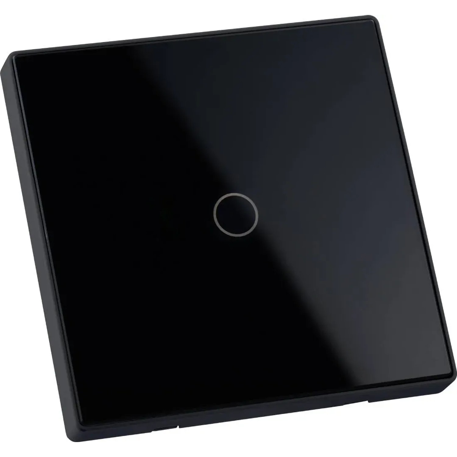 Dotykowy włącznik pojedynczy WiFi Smart Tuya Czarny