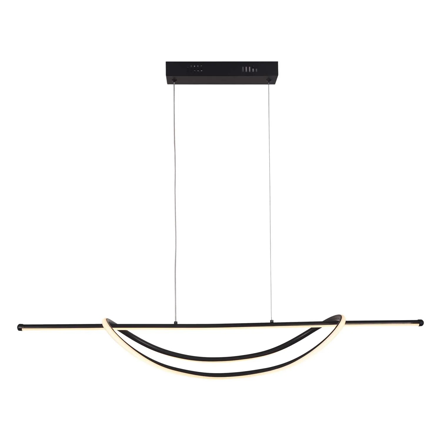 MiLAGRO Lampa wisząca LED AMBAR 38W 4000K 1600lm czarna