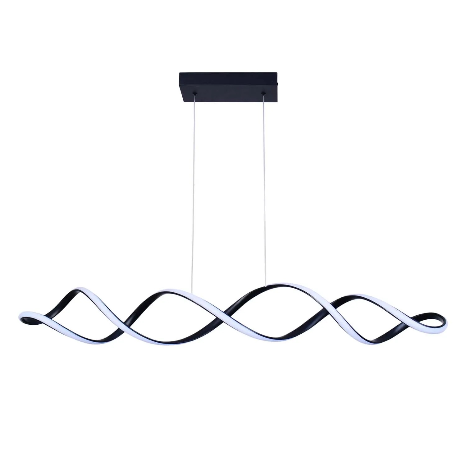 GoldLux Lampa wisząca LED INFINITO XXL 43W 4000K 6300lm czarna