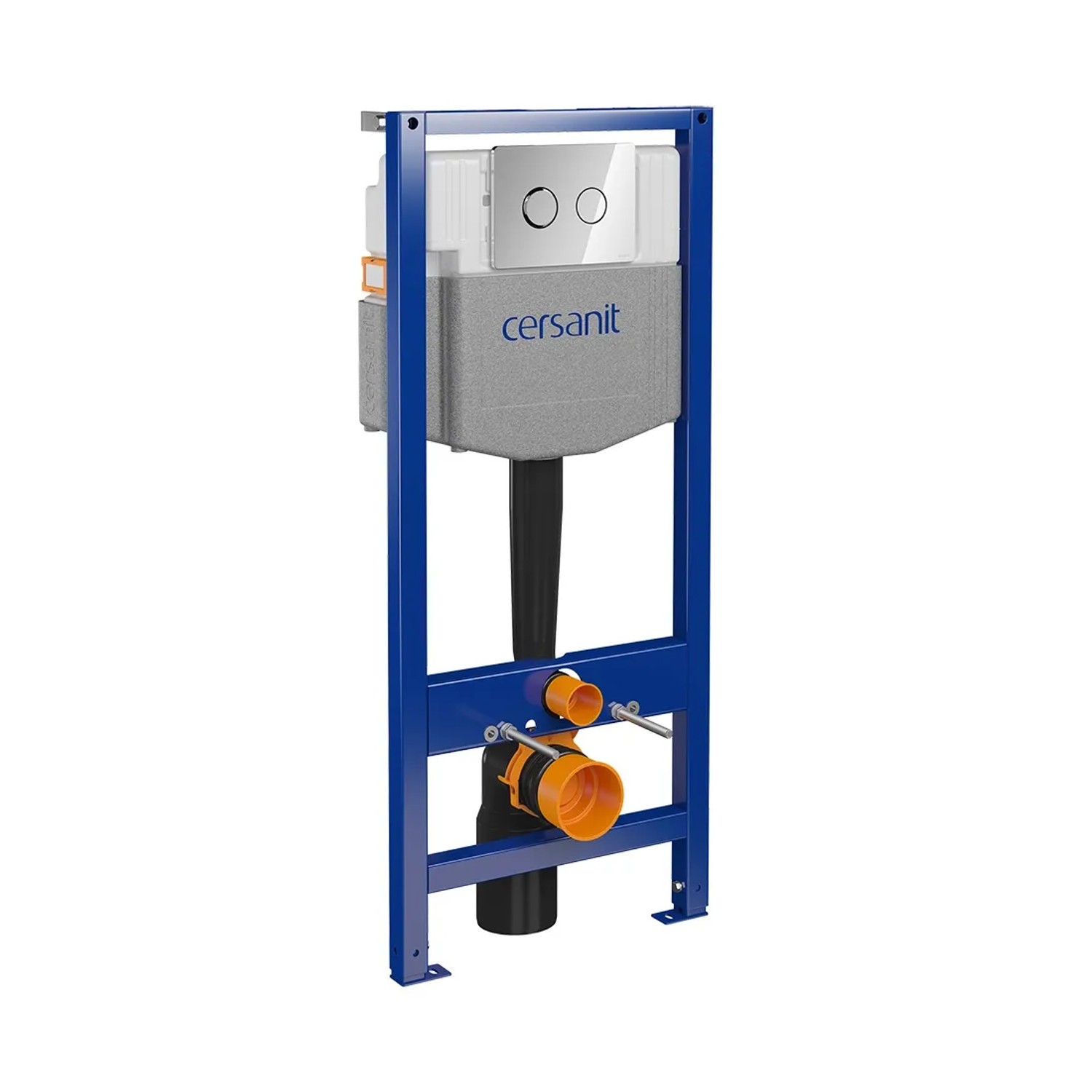 Cersanit Pneumatyczny stelaż podtynkowy Fare z przyciskiem chrom