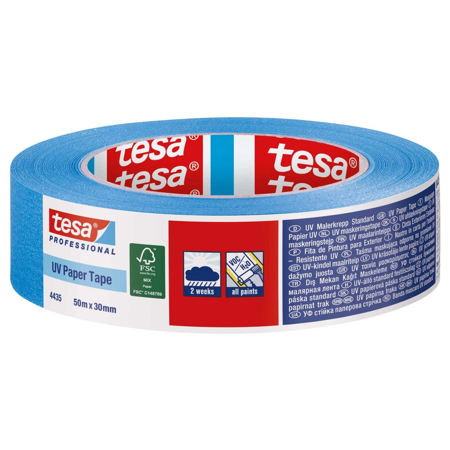 Tesa Taśma malarska 14 dni niebieska 50 m x 30 mm