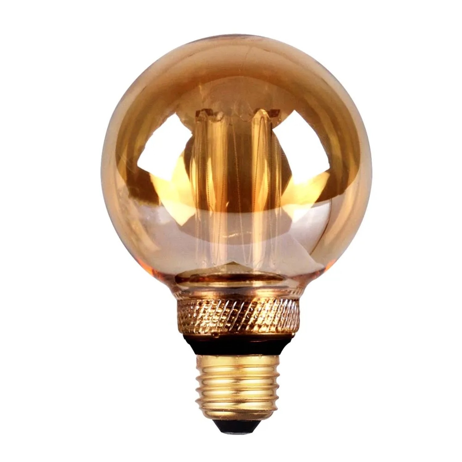 Żarówka LED DECO Vintage G80 Amber4WE27 200lm1800K 4W E27