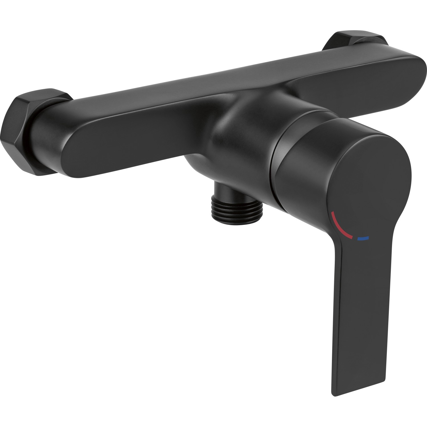 Bateria prysznicowa Bisenzio czarny mat